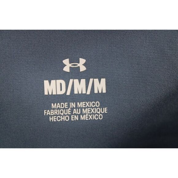 Under Armour Compression High Rise Ankle Legging Dusty Blue panel Designs M NWT - Picture 7 of 8
